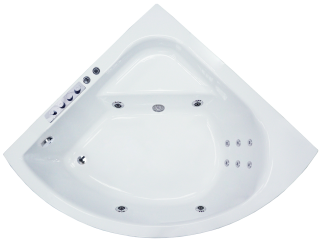 Гидромассажная ванна Royal Bath Rojo Comfort 150x150см белый RB375201CO